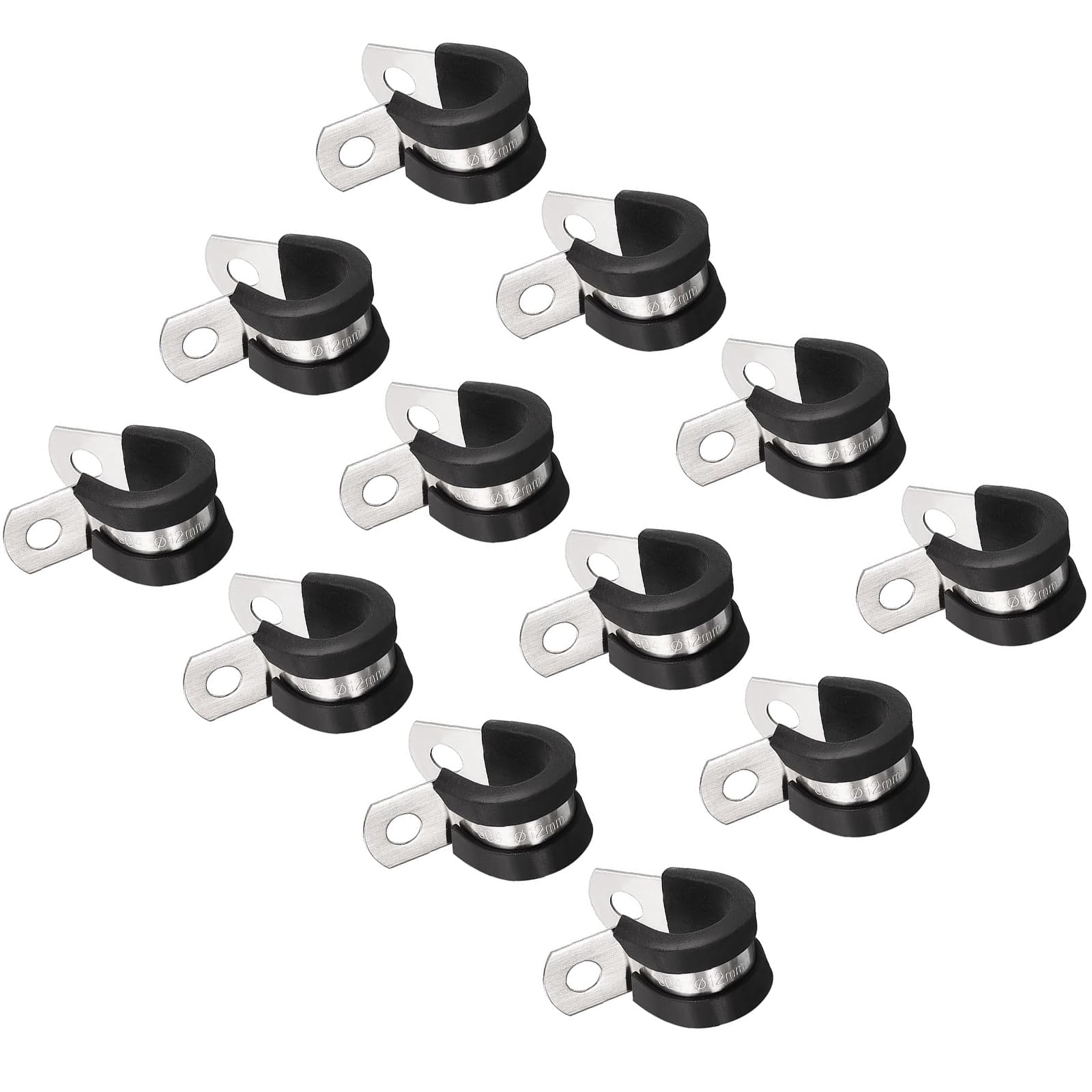 Unifizz 24Pcs 1/2 Inch(12mm) Cable Clamp