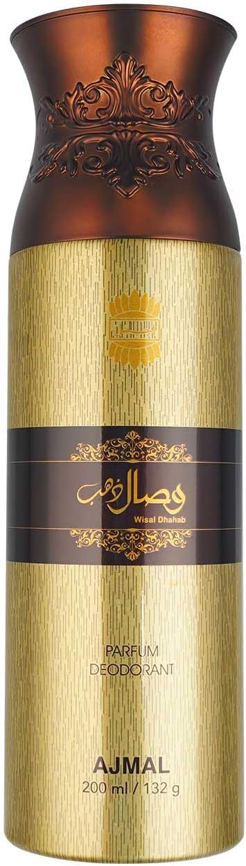 Ajmal Wisal Dhahab Deodorant Body Spray 200 ML for Unisex