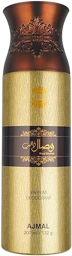 Ajmal Wisal Dhabab Perfume Deodorant 200ml Body Spray Gift For men