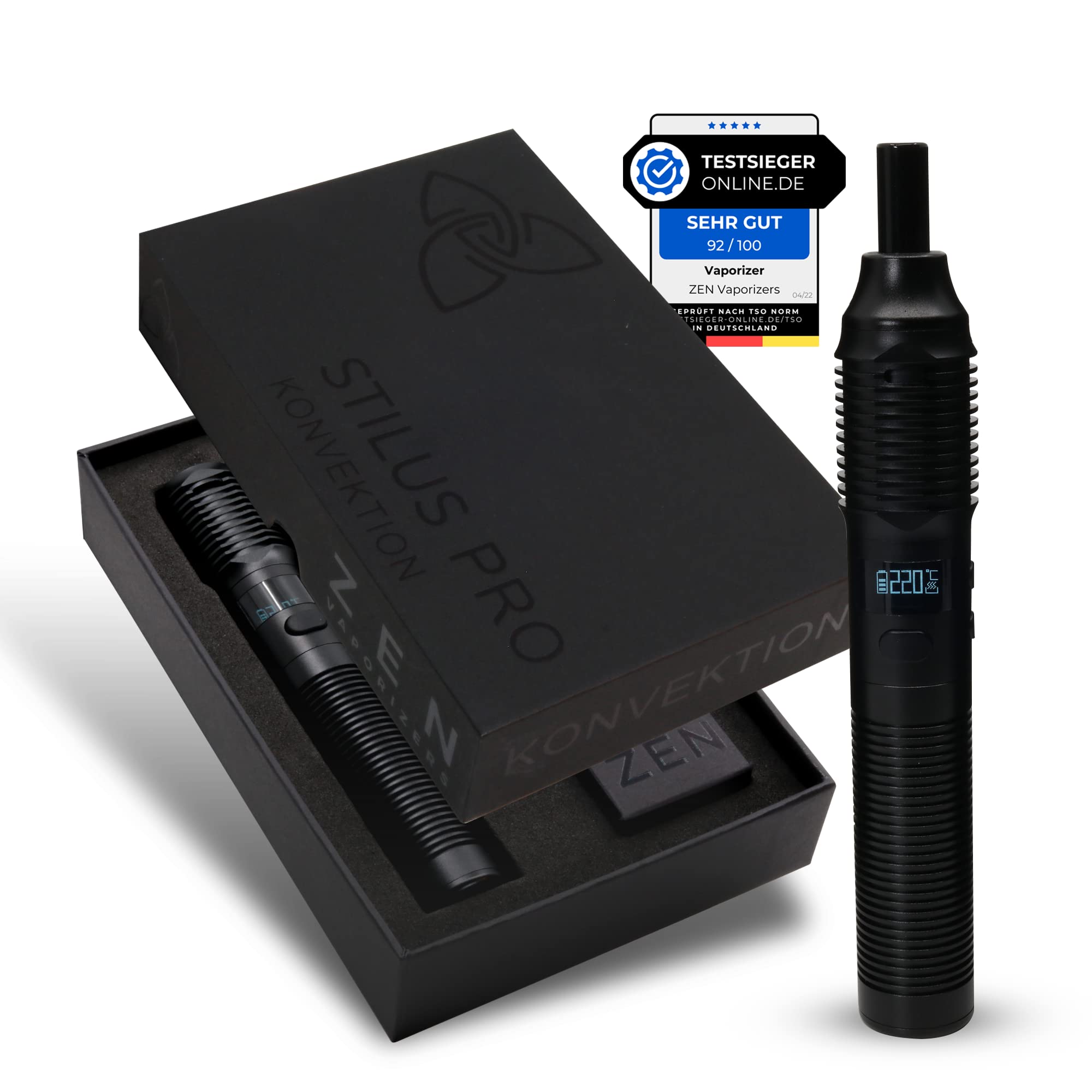 Zen Vaporizersstilus Pro Convection Vape Pen With Led Display 1600mah
