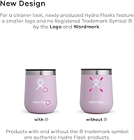 Vista 4 de Hydro Flask Vaso de vino de acero inoxidable de doble pared aislado al vacío de 10 onzas con tapa a presión, Pacific