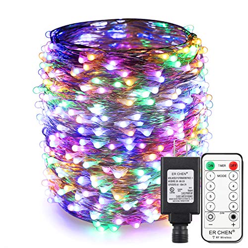Er Chen 165Ft Led String Lights, 500 Led Fairy Starry Lights On 50M Silvery Copper Wire String Lights For Christmas (Multicolor) #TOP5