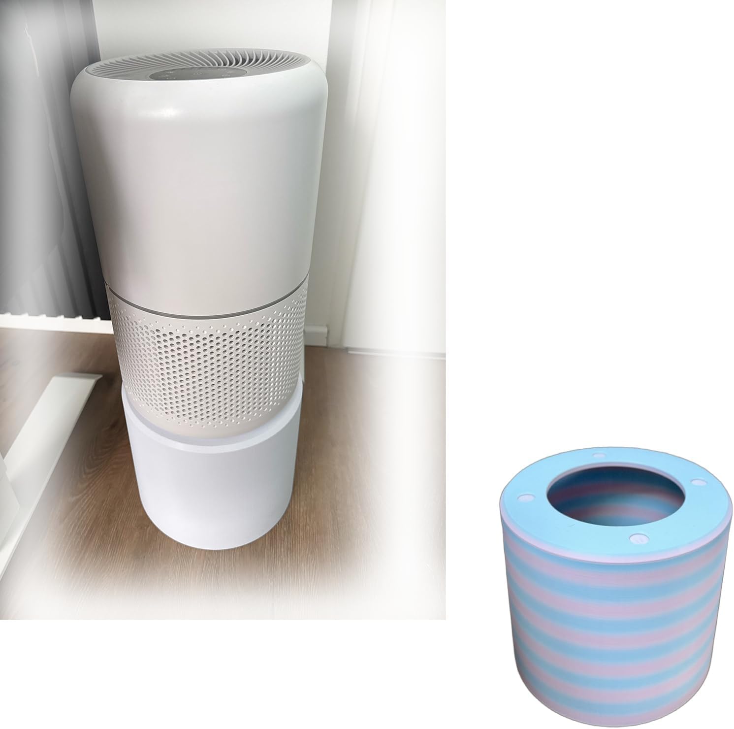 Air Purifier Stand Compatible with Levoit Core 300 300S Sturdy Elevated Base with Non-Slip Rubber Feet Anti-Slip Platform
