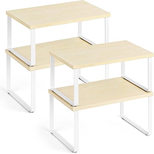 Kitchen Counter Shelves Organizer Set of 4