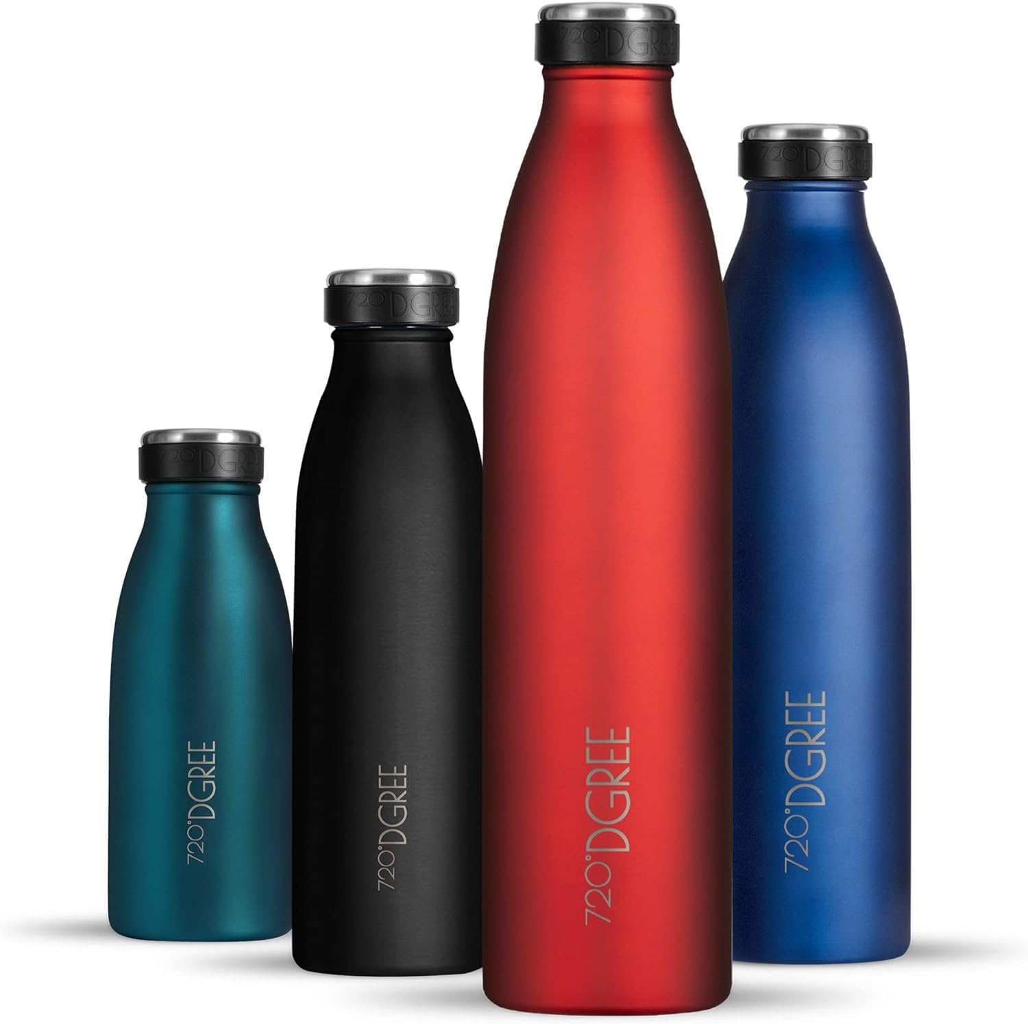 720°Dgree 26 Imperial Red Vaccum Insulated Water Bottle “Milkybottle“ - 750 Ml - Insulated, Leakproof, Bpa-Free, Thermo Flask - For Sports, Gym, Fitness, School, Kids, Travel, Outdoor, Hot, Cold & Carbonated Drinks