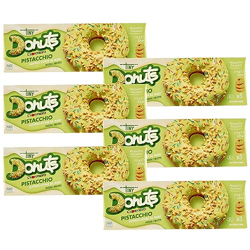 TINY Donuts - Donuts de pistacho sin gluten 111g (Pistacho, x6)