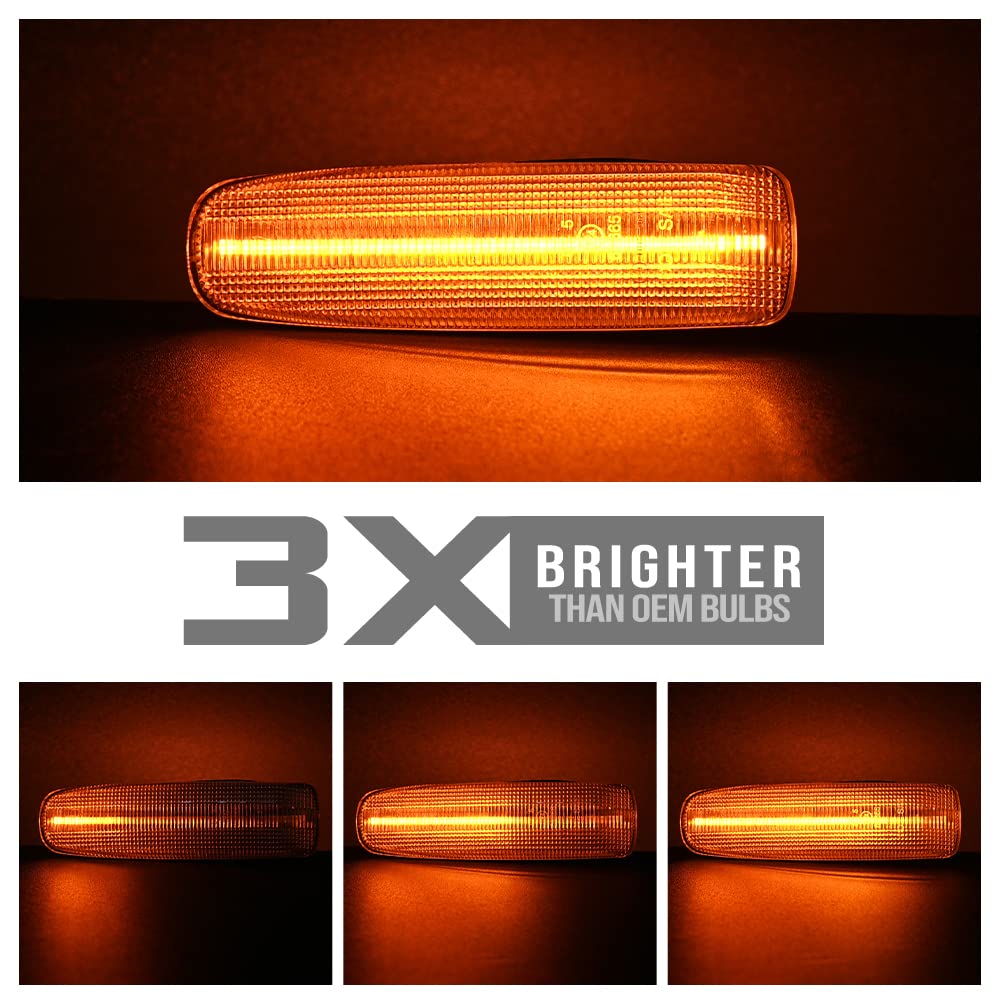 サイドリーダー LED Dynamic Side Marker Lights Sequential Turn Signal