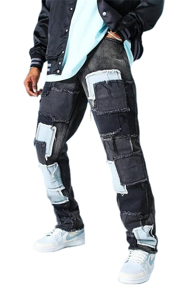 【Crazy Car Wash Crew】24FW★ SIDE CHECK RELAXED DENIM PANTS Heavy Waxed Jeans – Racer Worldwide