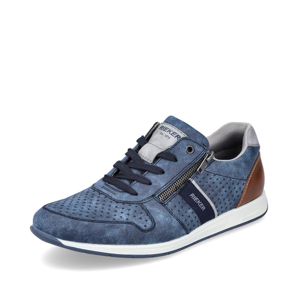 Rieker Scarpe Da Uomo Stringate In Pelle Soft Con Soletta EVA U1100