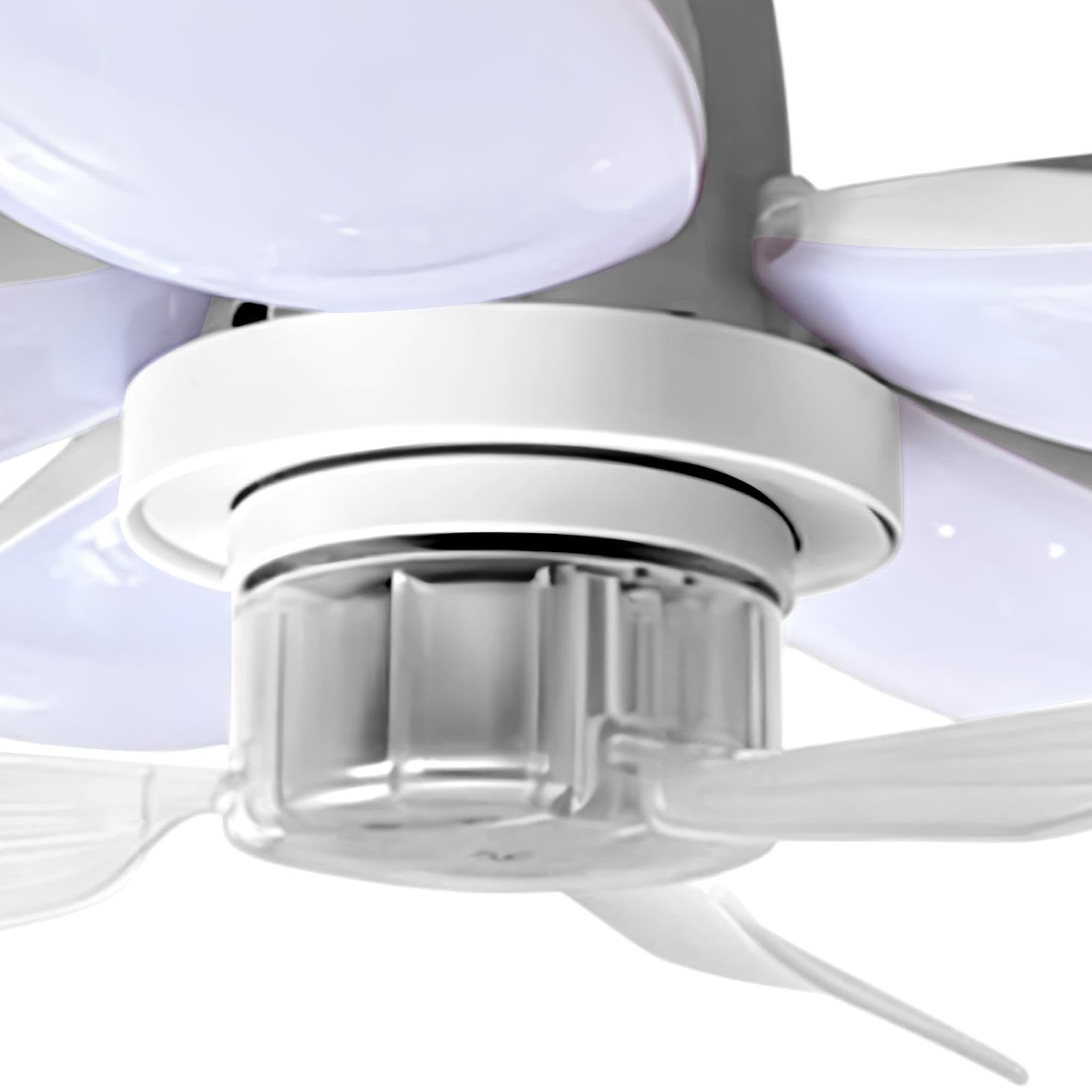 Lampa Wentylatorowa z pilotem 3-biegowy ściemnialny żyrandol