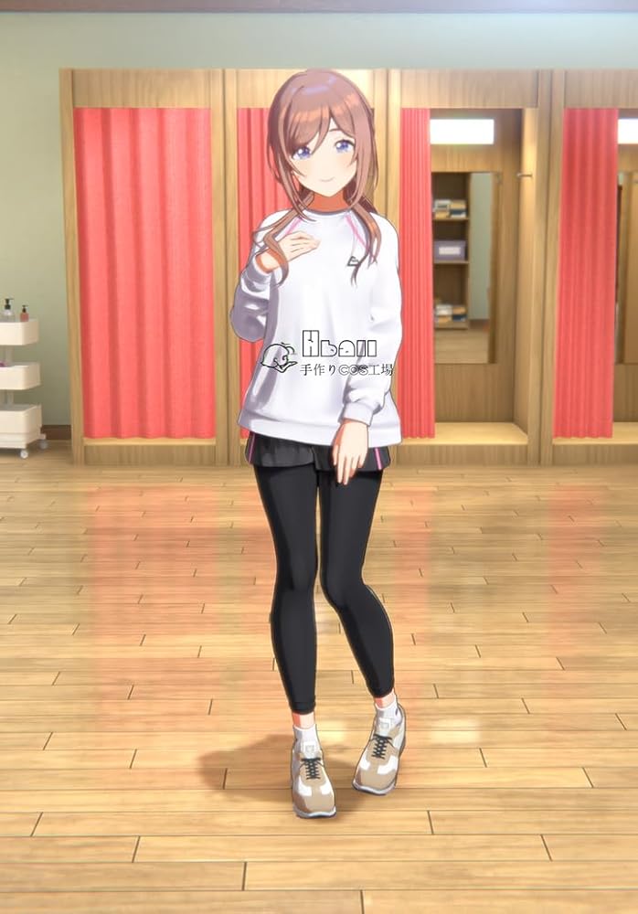 Amazon.co.jp: Hball手作り☆ 姫崎莉波 レッスンウェア コスプレ衣装