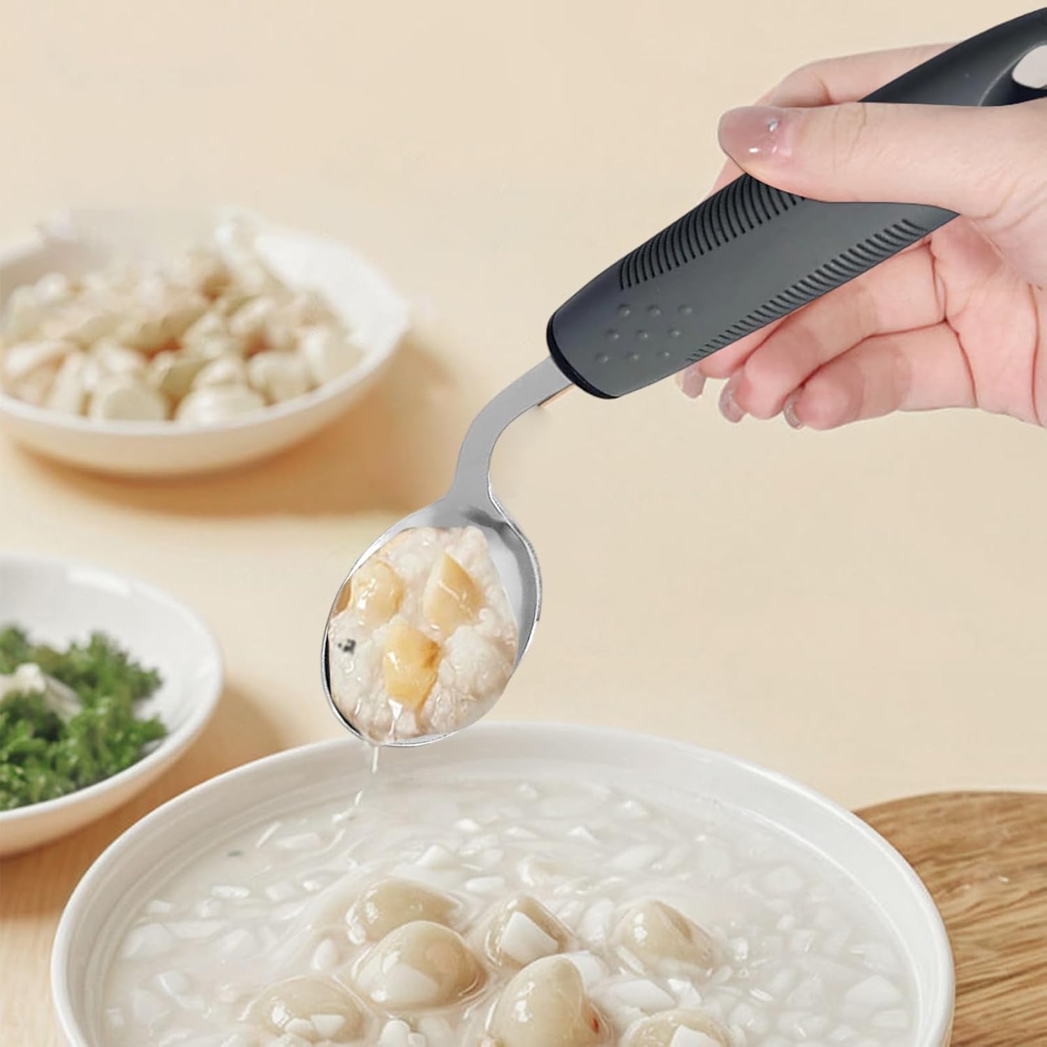 Adaptive Spoon Adaptive 45 Degree Angled Silverware