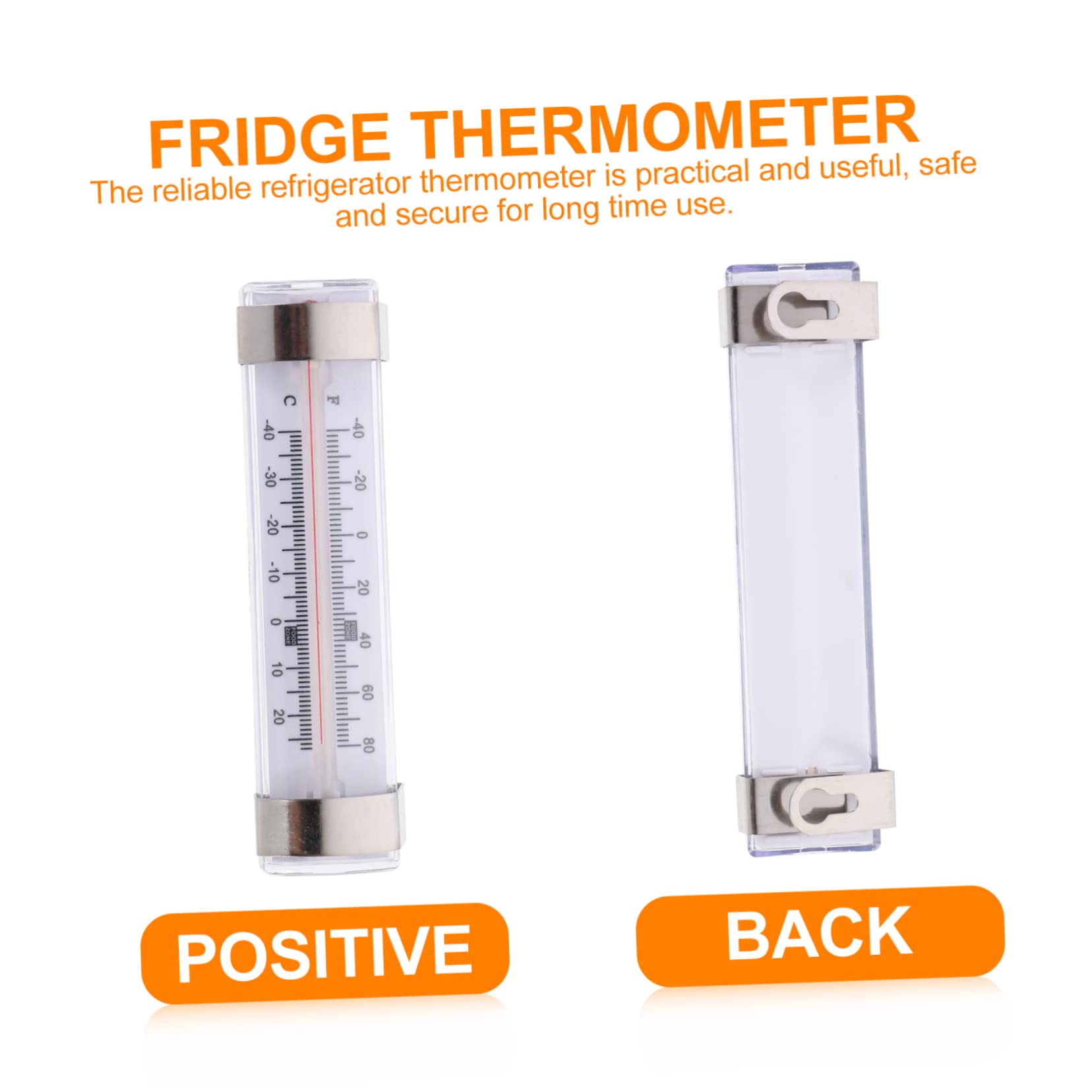Alipis 6 Pezzi Termometro per freezer casa indicatore di temperatura del congelatore igrometro ottimo termometro da da supermercato termometro per kt