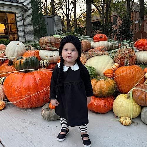Vestido Negro de Manga Larga para Bebé 12-18 Meses miniatura 3