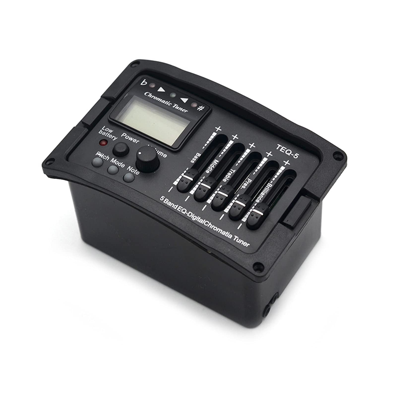5 Band Acoustic Guitar Preamp EQ Equalizzatore Classico Guitar Acoustic Guitar Amplificatore Digitale Chromatia Blend Tuner Piezo Pickup Pickup