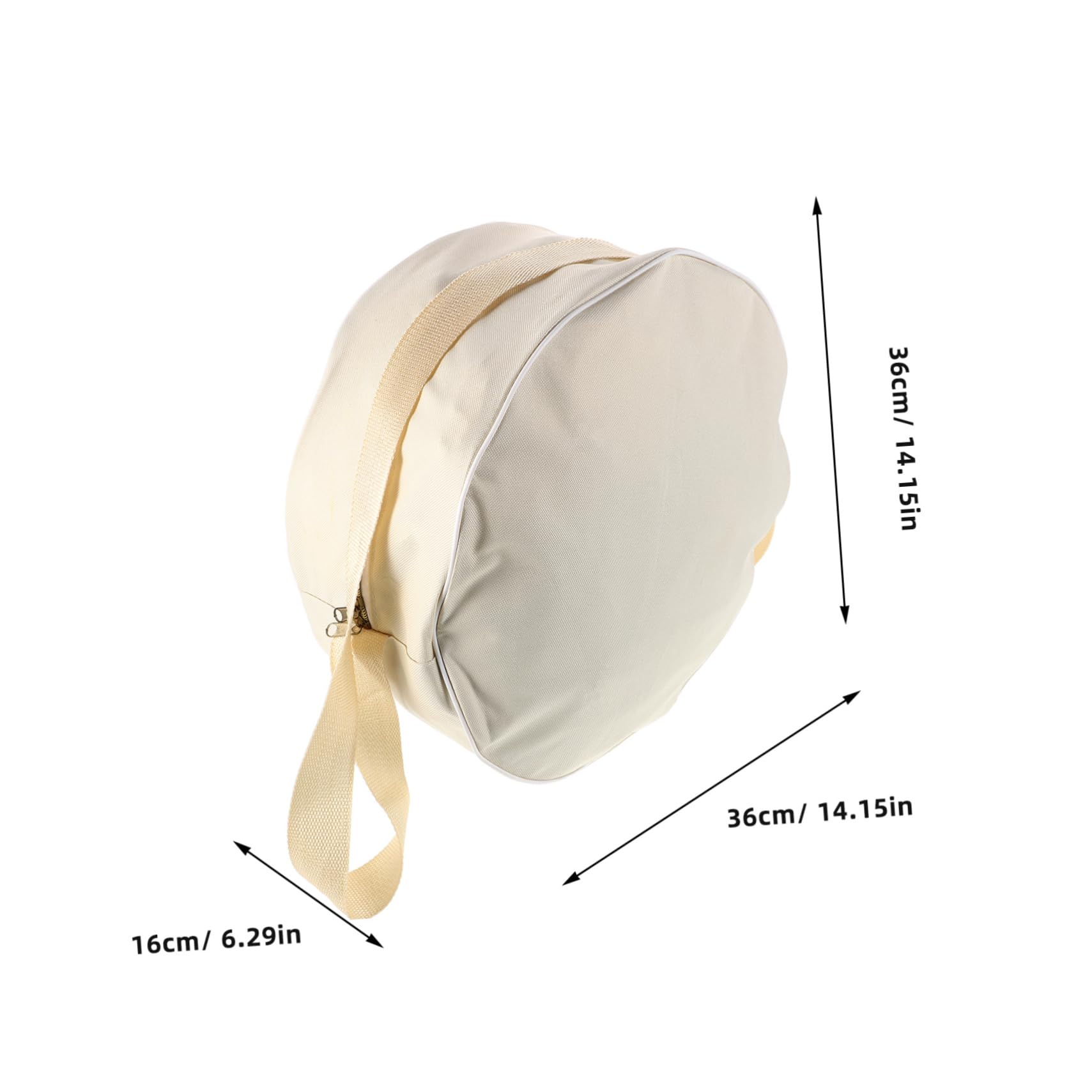 INOOMP Ruota Yoga Beige Tracolla Regolabile Protezione Shock e Design per Esercizi e Allenamenti Palestra
