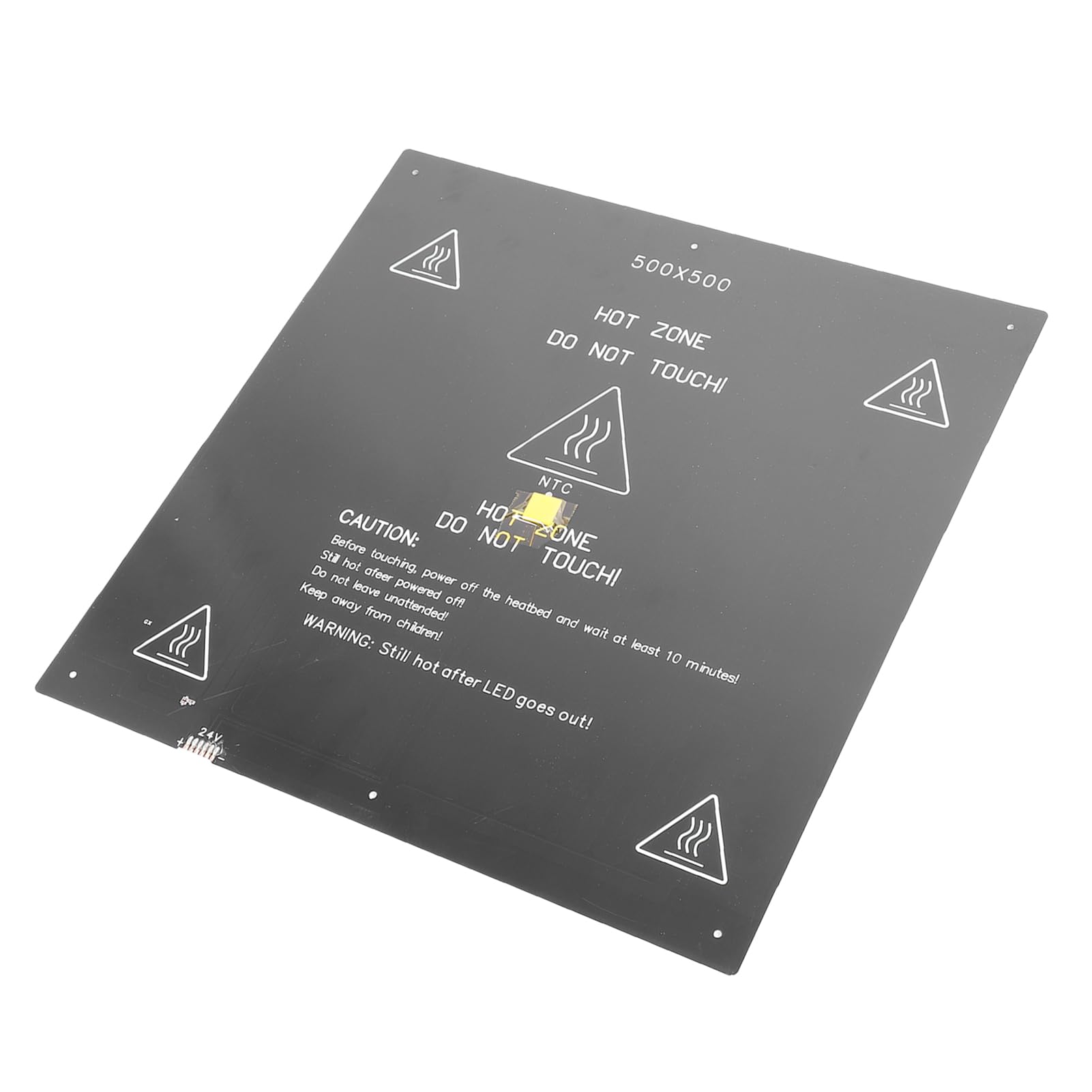 Garosa Cama Caliente para Impresora 3D, Aleación de Aluminio, Calentamiento Eficiente, Salida de Energía Estable, para Configuración de Impresión 3D