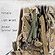 Uadme Handkettensäge, Tragbare Vielseitige Drahtsäge, Handsäge aus Stahl mit Paracord, Rostfreie Klappsäge für Äste und Bäume, Survival Säge für Camping Pfadfinder und Jagd, 109 cm