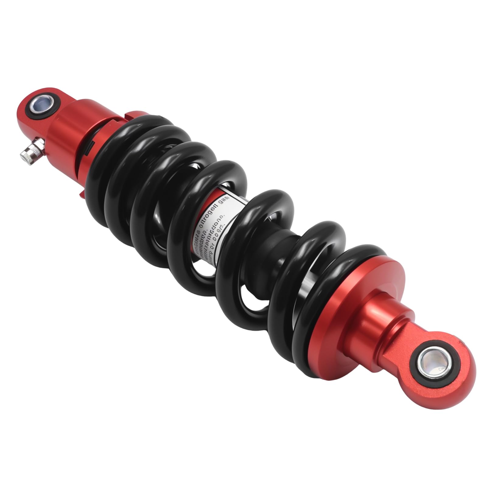 Hoypeyfiy 260 mm, 1500 lb Hinterer Motorrad-Stoßdämpfer, 10 mm Loch, Universal-Stoßdämpfer mit Einstellfeder, ATV, SUV, Mini-Geländewagen für elektroroller