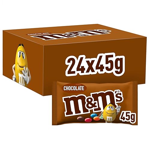 Immagine del prodotto M&Ms Choco Confetti Contenenti Cioccolato Al Latte, 24 Bustine Ognuna Da 45G Di Praline Al Cioccolato: Totale 1080G