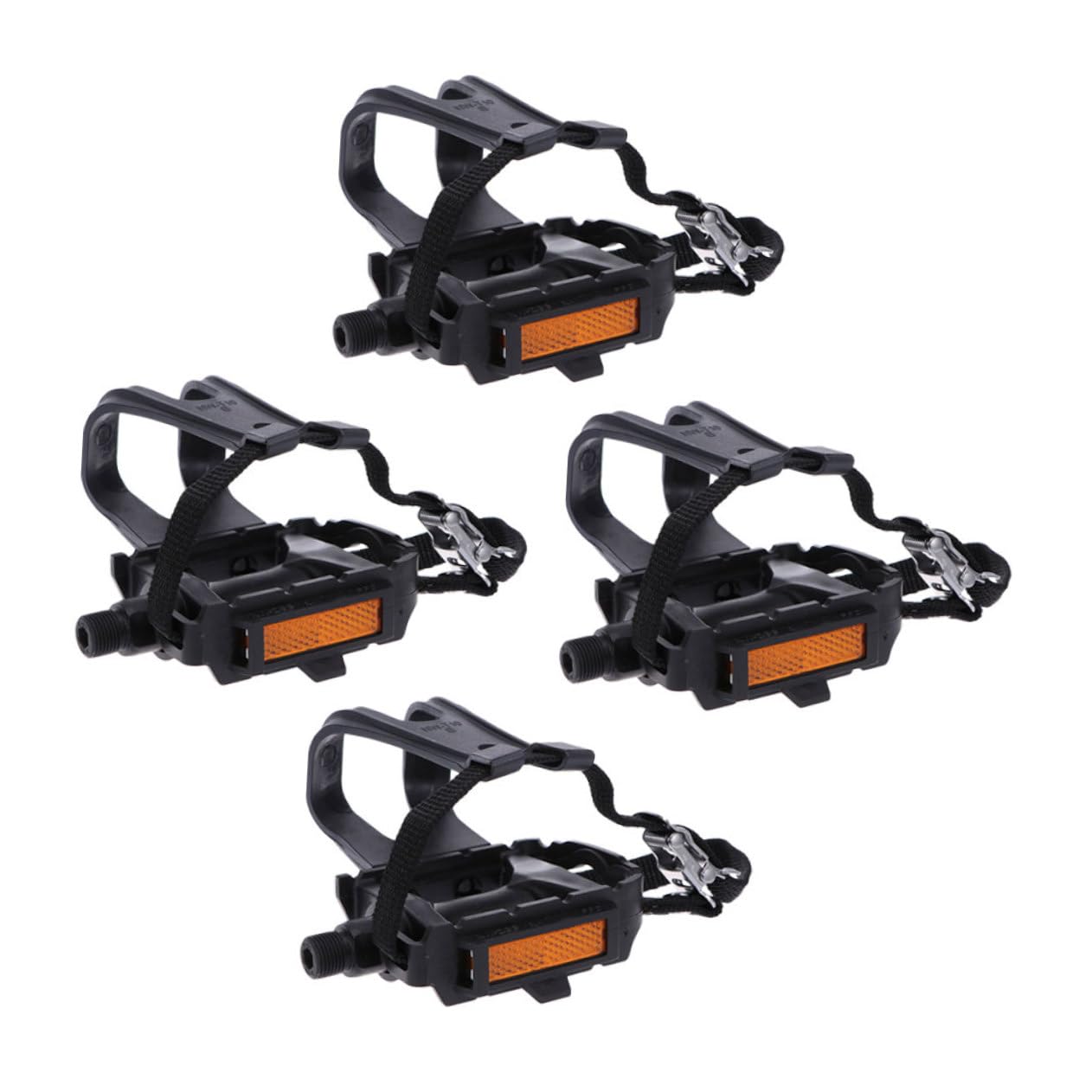 iplusmile 2pares Correas para De Bicicleta Correas y Antideslizantes Ajustable Accesorios De Nylon para Bicicleta De Ejercicio De Piñón Fijo