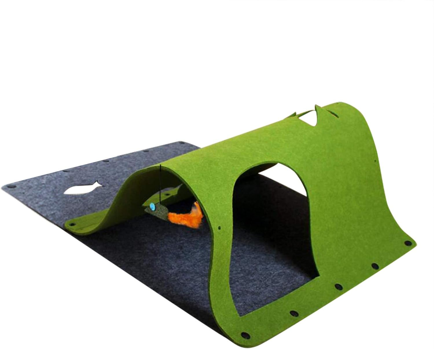 Lutents DIYコンボフェルトキャットトンネルキャットミントマウス