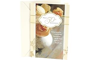 Hallmark 50th Anniversary Card (Roses)