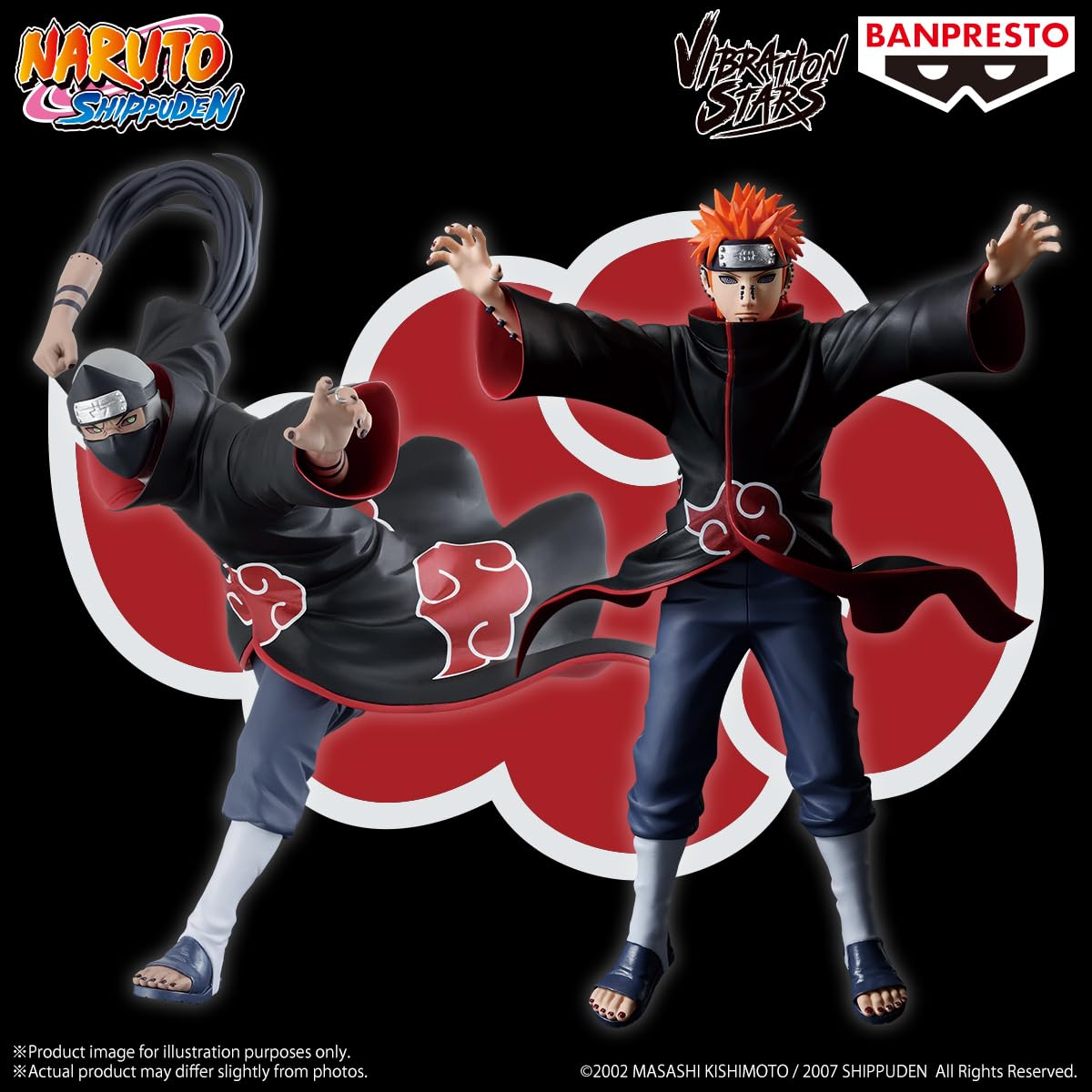 Banpresto Kakuzu Naruto Shippuden kolekcjonerska figurka akcji - Vibration Stars 15 cm, BP29345P, wielokolorowa, optymalna dla fanów anime