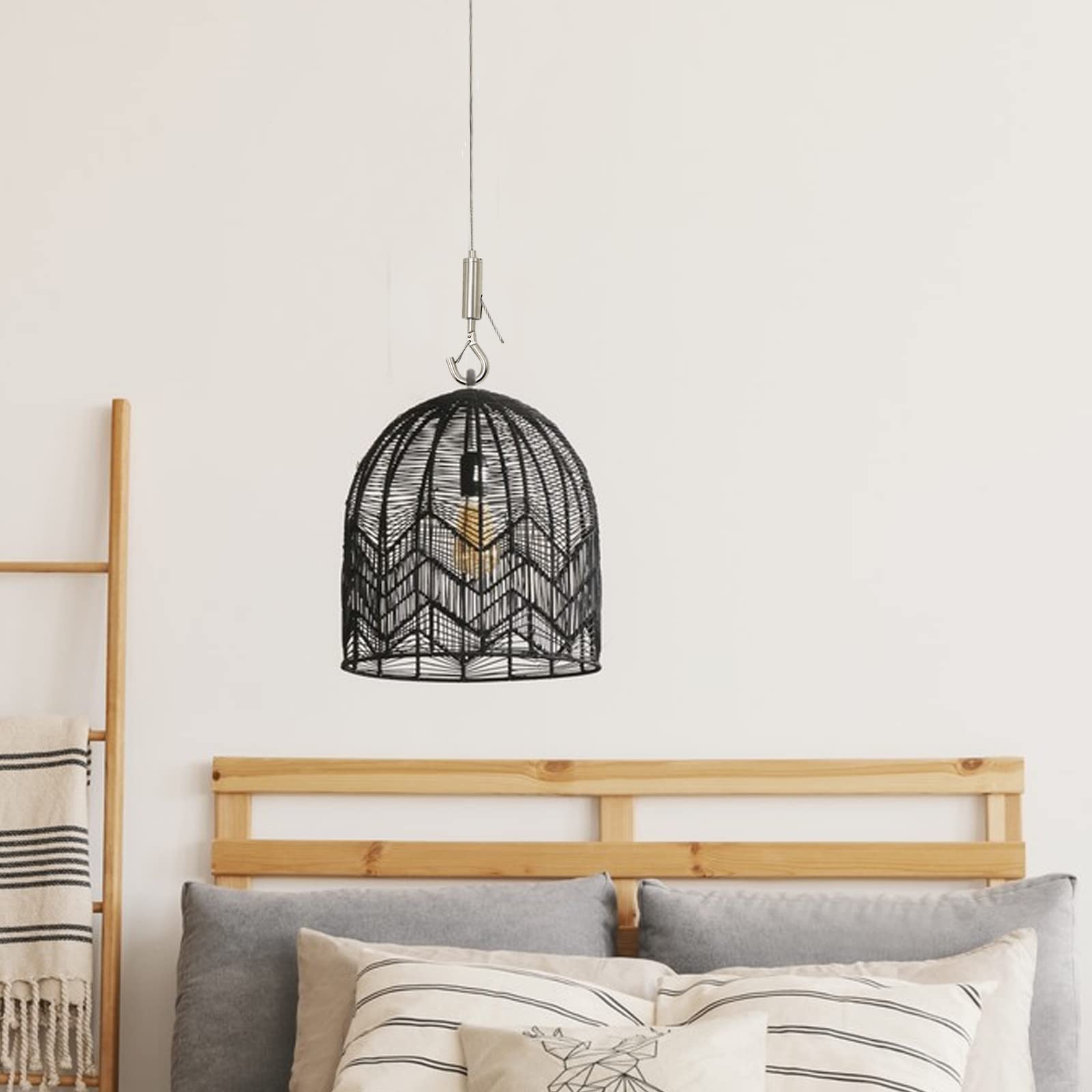 Kit Filo D'Acciaio Per Appendere Quadri | Acciaio Inox 304 | 2m X 1.5mm | Regolabile Con Ganci | Portata 22.7kg - Foto 5