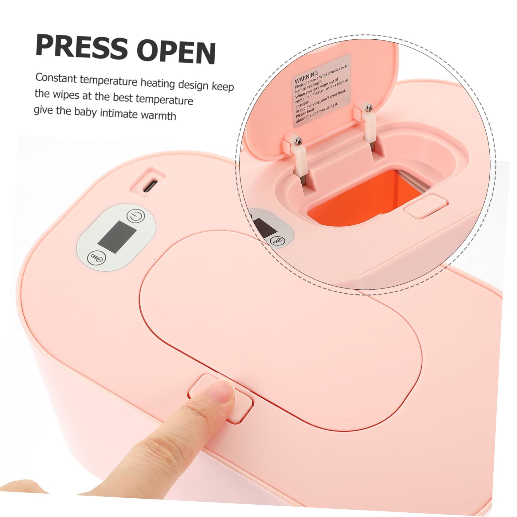 Riscaldatore Salviette Umidificate per Ragazzo Ragazza USB 5v 10w