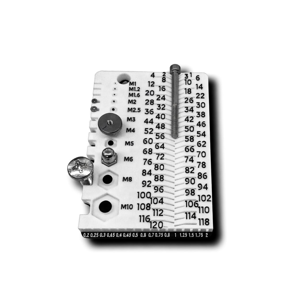 Azoth M1–M10 Thread Gauge Tool – Metric Screw, Bolt & Nut Pitch Measurement Set for Accurate Sizing-picture-18