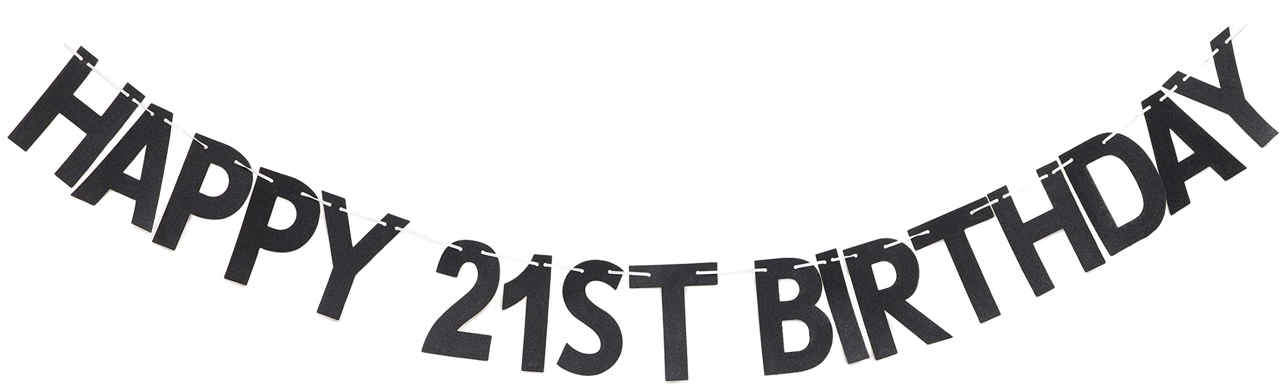 Striscione Compleanno Toyland 21° Argento – Lettere In Cartone, Lunghezza 3 Metri, Decorazione Festa - 2