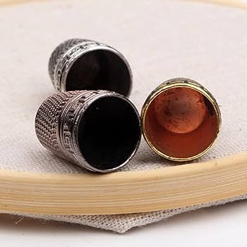 Amazon | STK 指ぬき 金属 裁縫 手芸 シンブル 指抜き 滑り止め