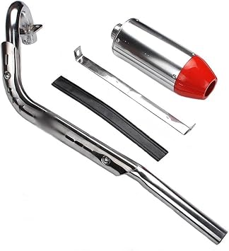 Exhaust Pipe Muffler Off Road Motorcycle Bullet Exhaust Pipe For 70-125CC Universal For BBR For TTR For CRF Spare Parts Modification Motorcycle End Silencer