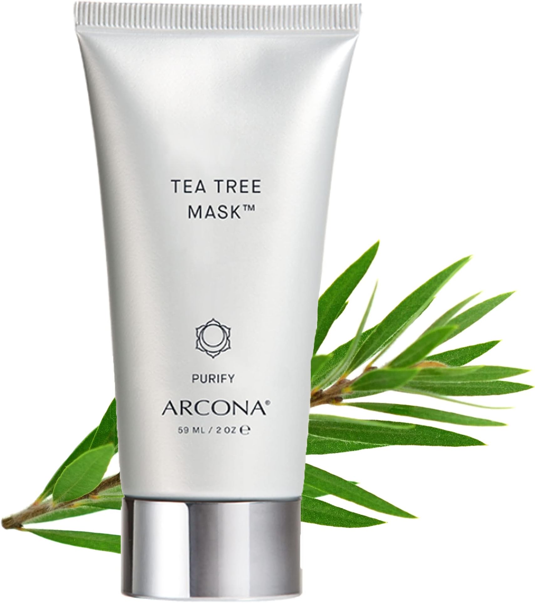 ARCONA Tea Tree Mask - Tea Tree Extract, Grapefruit Extract, Sulphur + Lavender Extract Clears Breakouts + Calms Skin. Made In The USA