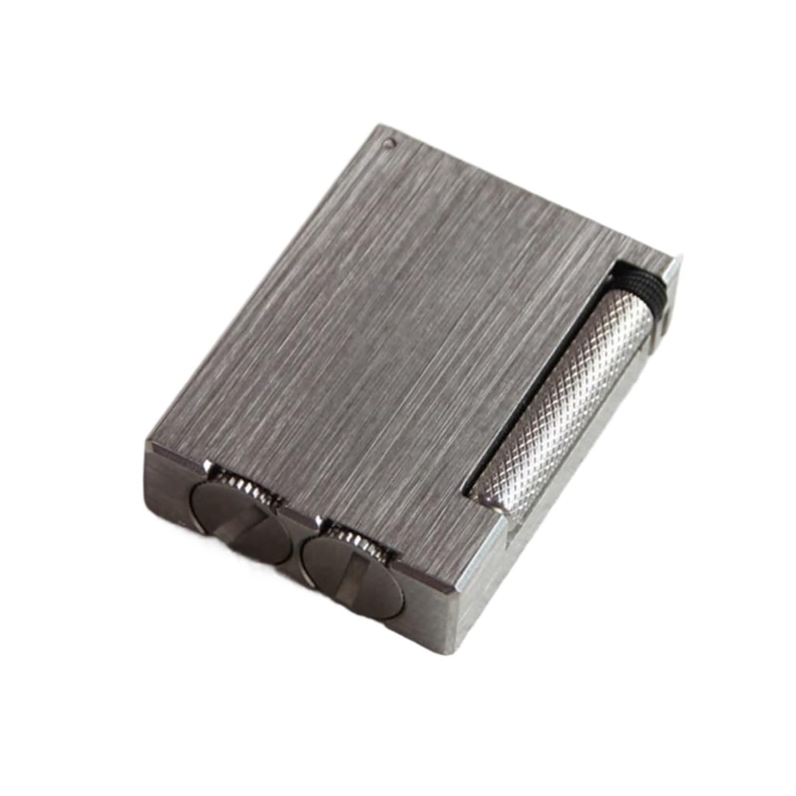 Metal Old-Fashioned Kerosene Lighter Side-Sliding Grinding Wheel Ignition Open Flame Reusable Gift for Men
