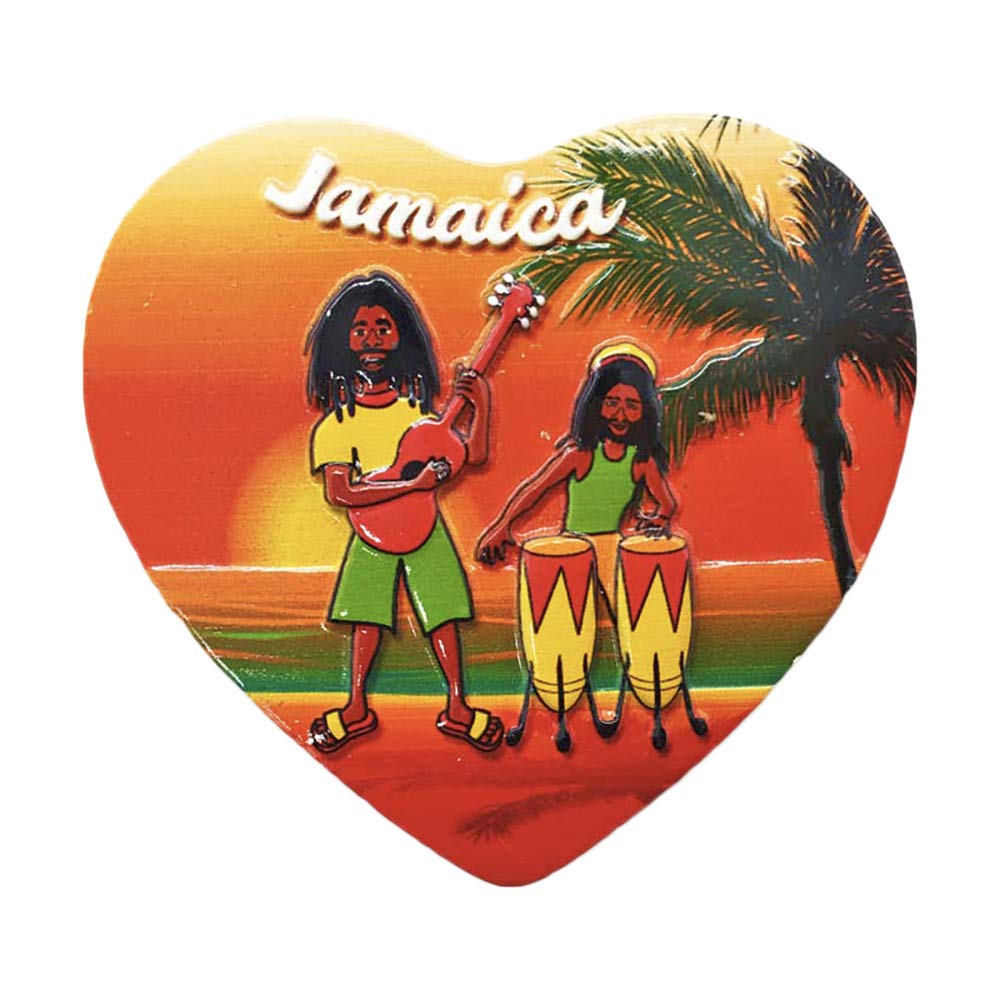 Wedarego Jamaica 3D Hand Drum Refrigerator Magnet Travel Sticker Souvenirs,Home & Kitchen Decoration Fridge Magnet From China