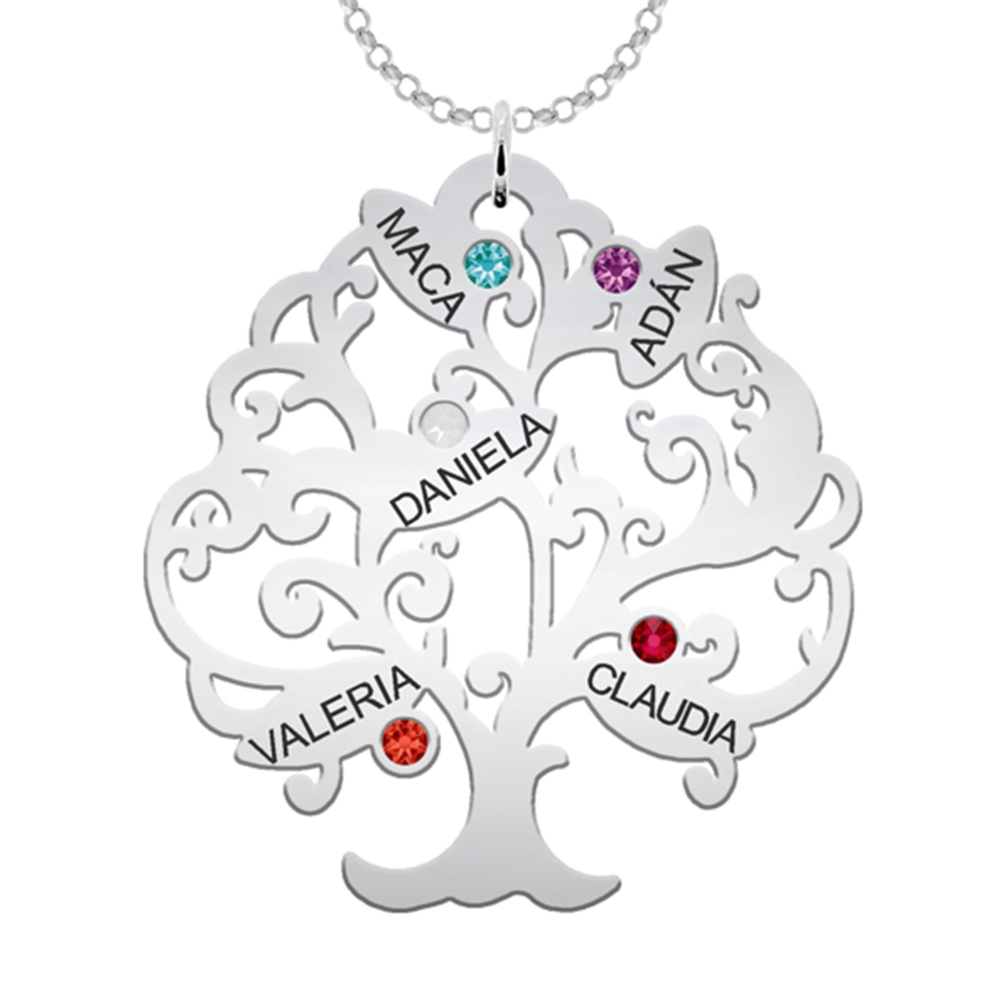 Collar Personalizado Árbol de la Vida - Joyería Personalizada para Mujer - Regalo Perfecto para Celebrar Cada Ocasión y Marcar Recuerdos Inolvidables