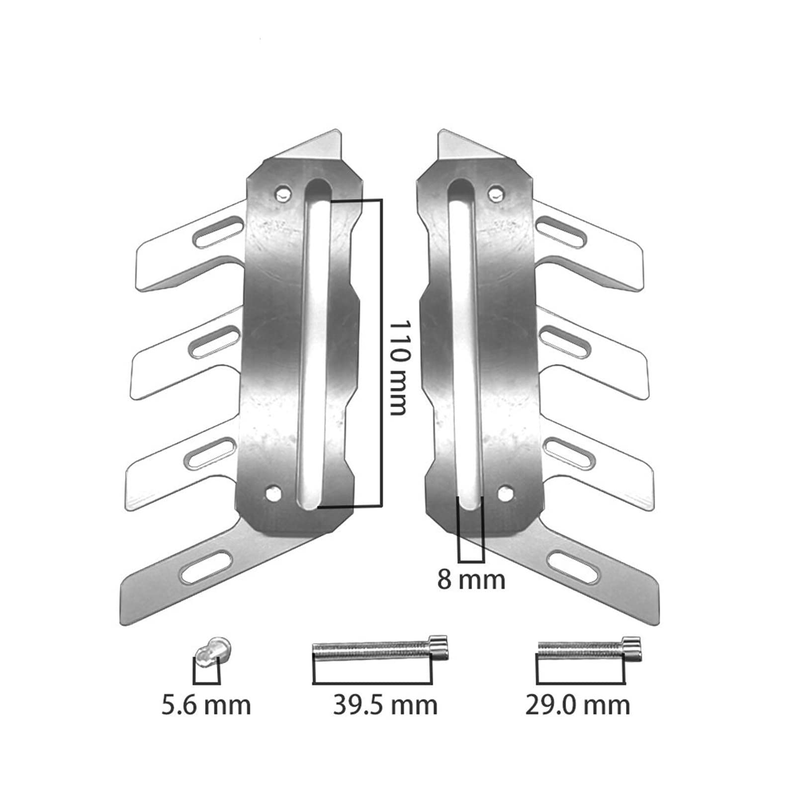 Accesorios para Motocicleta, Cubierta Protectora De Pinza De Disco De Freno Delantero para H Silver Wing GT 400 600 2001-2017 GT400 GT600 Topes Anticaida Moto(Azul)