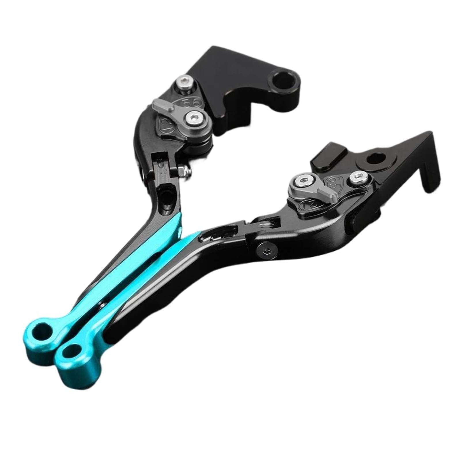 Qiogeilkoy U For Cfmoto Clc450 2023-2025 Folding Clutch Brake Lever Handle Adjustable Extendable Levers Levers Clutch Lever Kit(U)