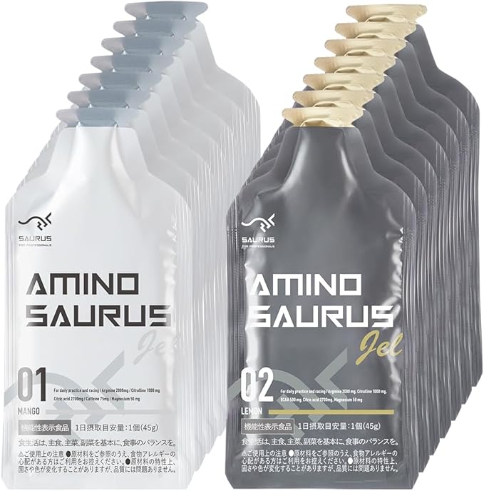 Amazon AMINO SAURUS GEL(アミノサウルス ジェル) アルギニン2000mg シトルリン1000mg クエン酸