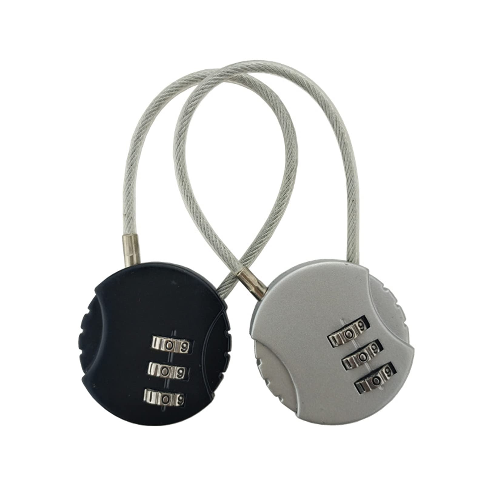 通用132D0015 D-V Lock, Black/Silver, Set of 2 Pieces