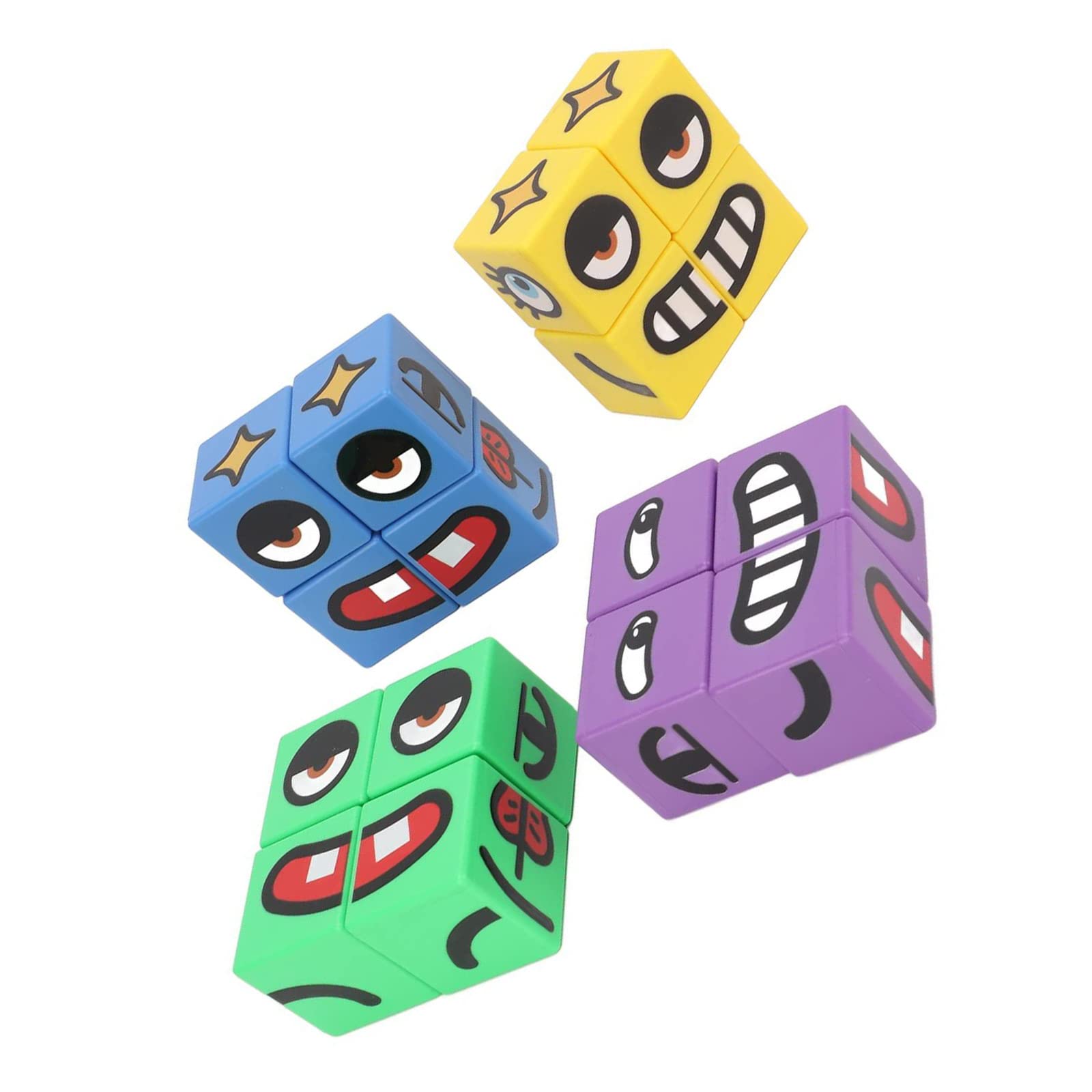 Amazon | おそろいのサイコロの表情 家時計と顔が切り替わるABSパッド