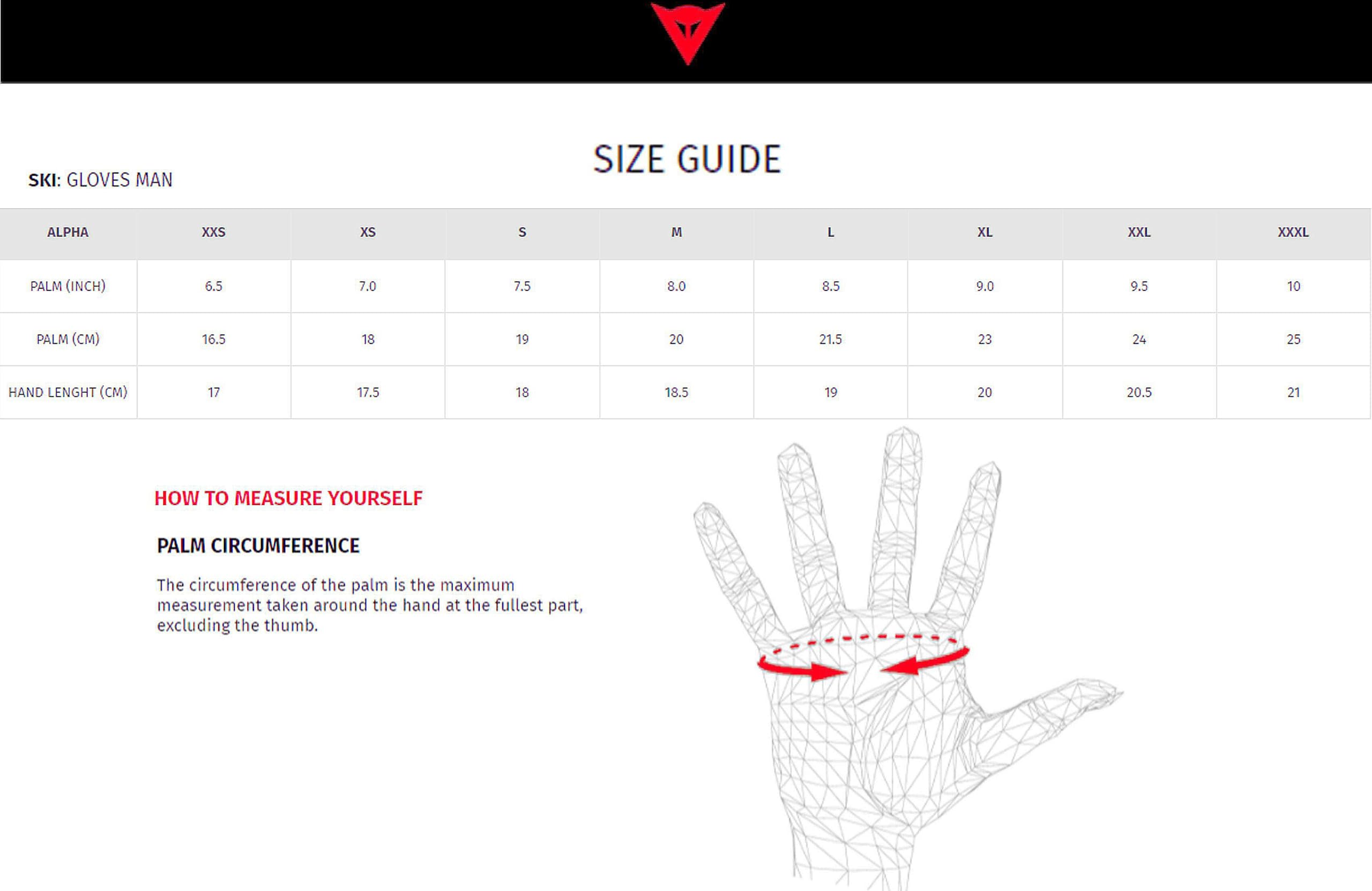 Dainese 1634295-001-XL Cubreguantes para moto, Negro, XL