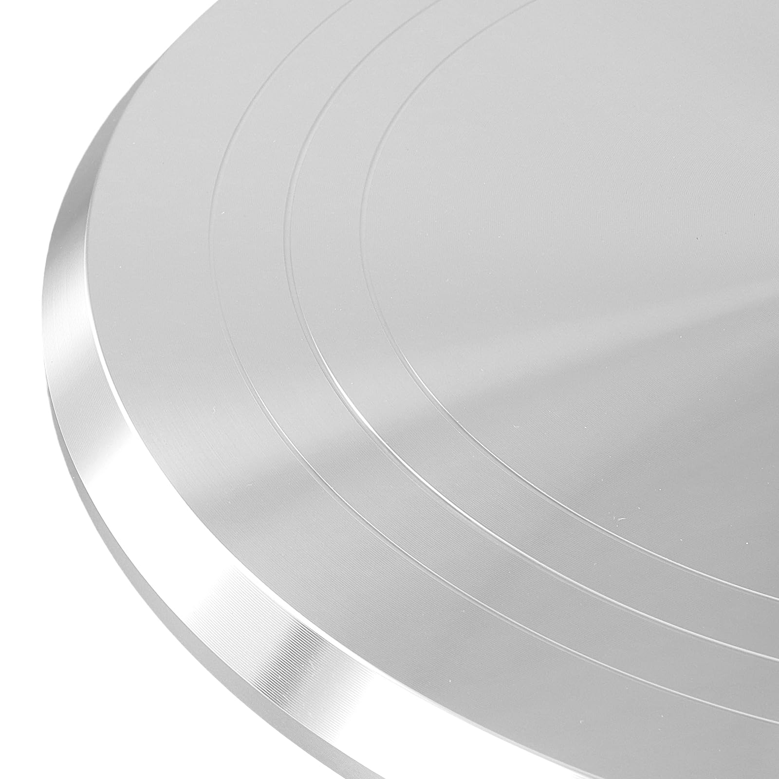 Plato Giratorio de Aleación de Aluminio para Tartas, 30,7 cm, Set de 6 Piezas con 3 Espátulas y 2 Cuchillos