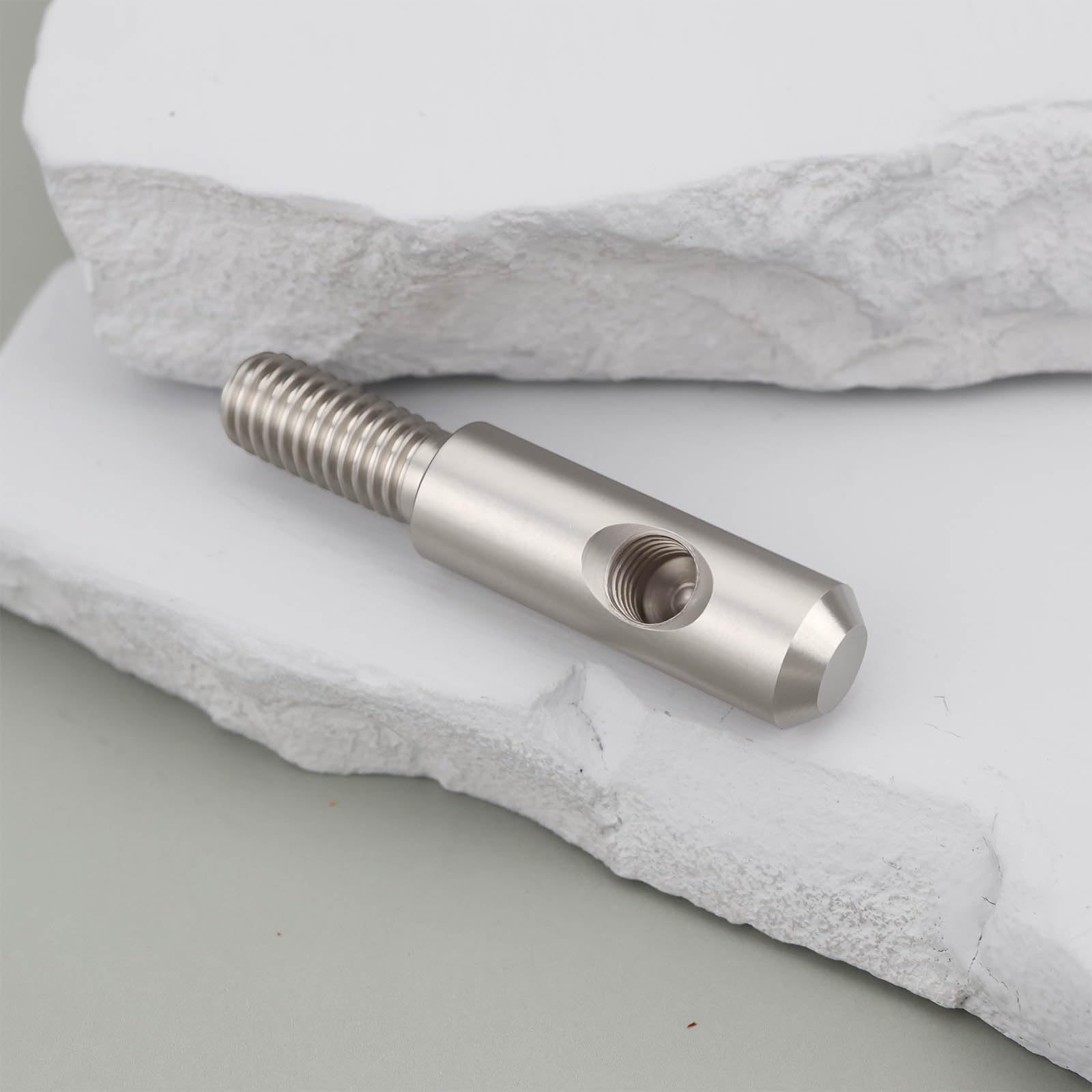 ECSiNG Adapter anteny radiowej 38 mm ze stali nierdzewnej kompatybilny z Har-ley Electra Glide FLHT Road Glide FLT ULTR 1989-Later