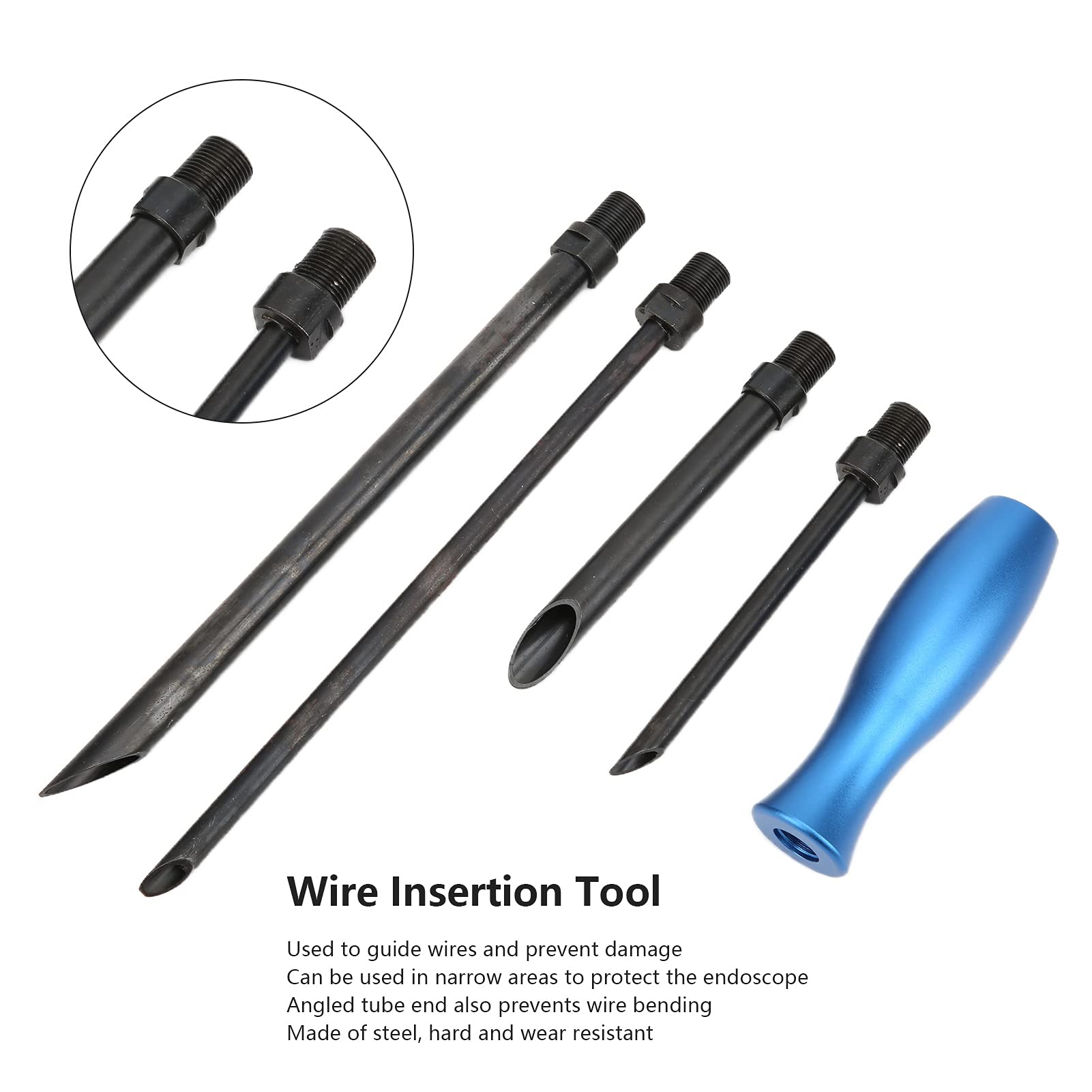 1 ensemble d'outils d'insertion de fil, kit de fils de faisceau de câbles automobile, accessoire de guide de câblage de véhicule professionnel pour la réparation automobil