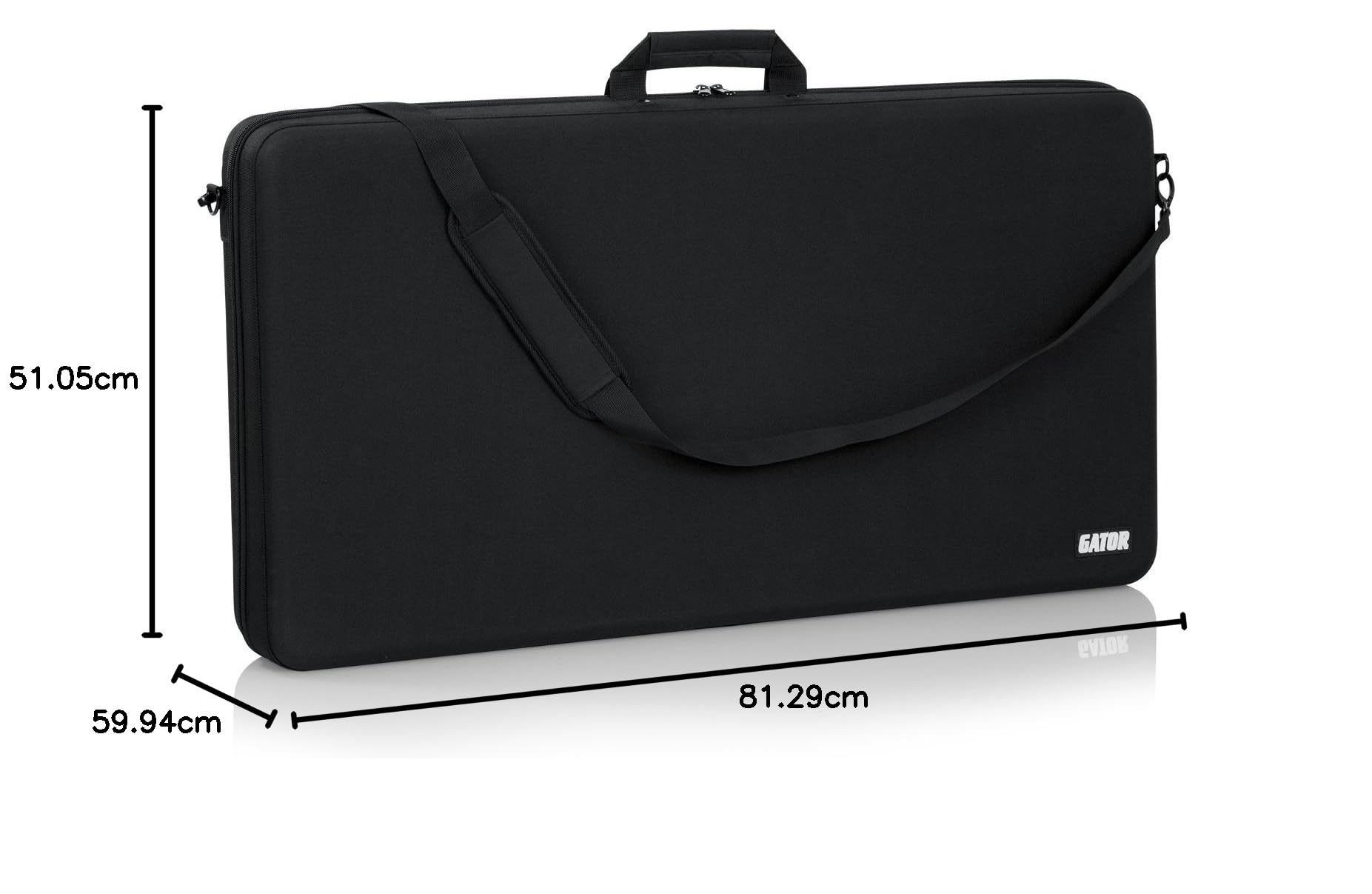 Gator Cases Leichte Eva-Transporttasche für DJ-Controller; passend für DDJ-SZ und Equipment bis 89 x 48 x 8 cm, schwarz (GU-EVA-3519-3)