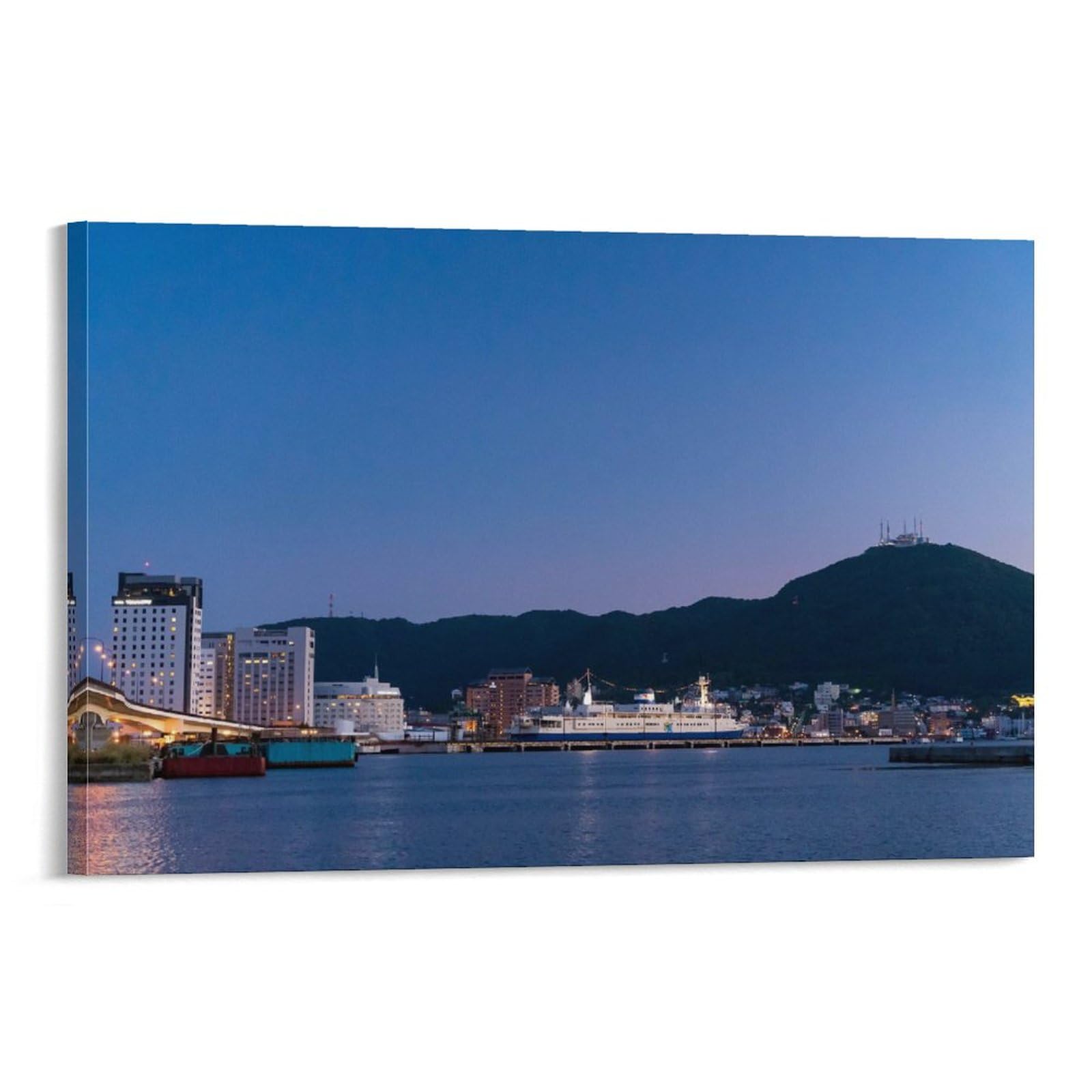 油絵 絵画 【函館夜景 】