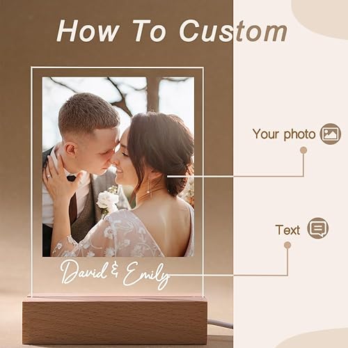 Miniatura 6 de ShineSand Placa personalizada de Spotify con imagen, placa de música acrílica personalizada con foto, regalos personalizados para novio, novia,